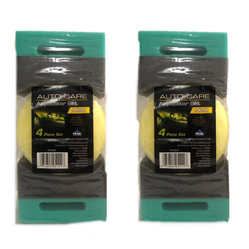 Auto Care PEAK Application Set Polish 4 Piece Set (2 Pack)