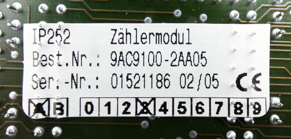 Siemens 9AC9100-2AA05 E-Stand: A3 Meter Module -Unused-