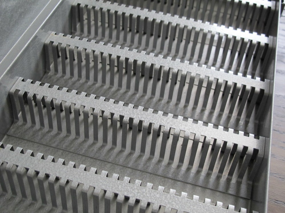 Vintage Microscope Glass Slides Box Case - Solid Metal - 150 Pieces Storage