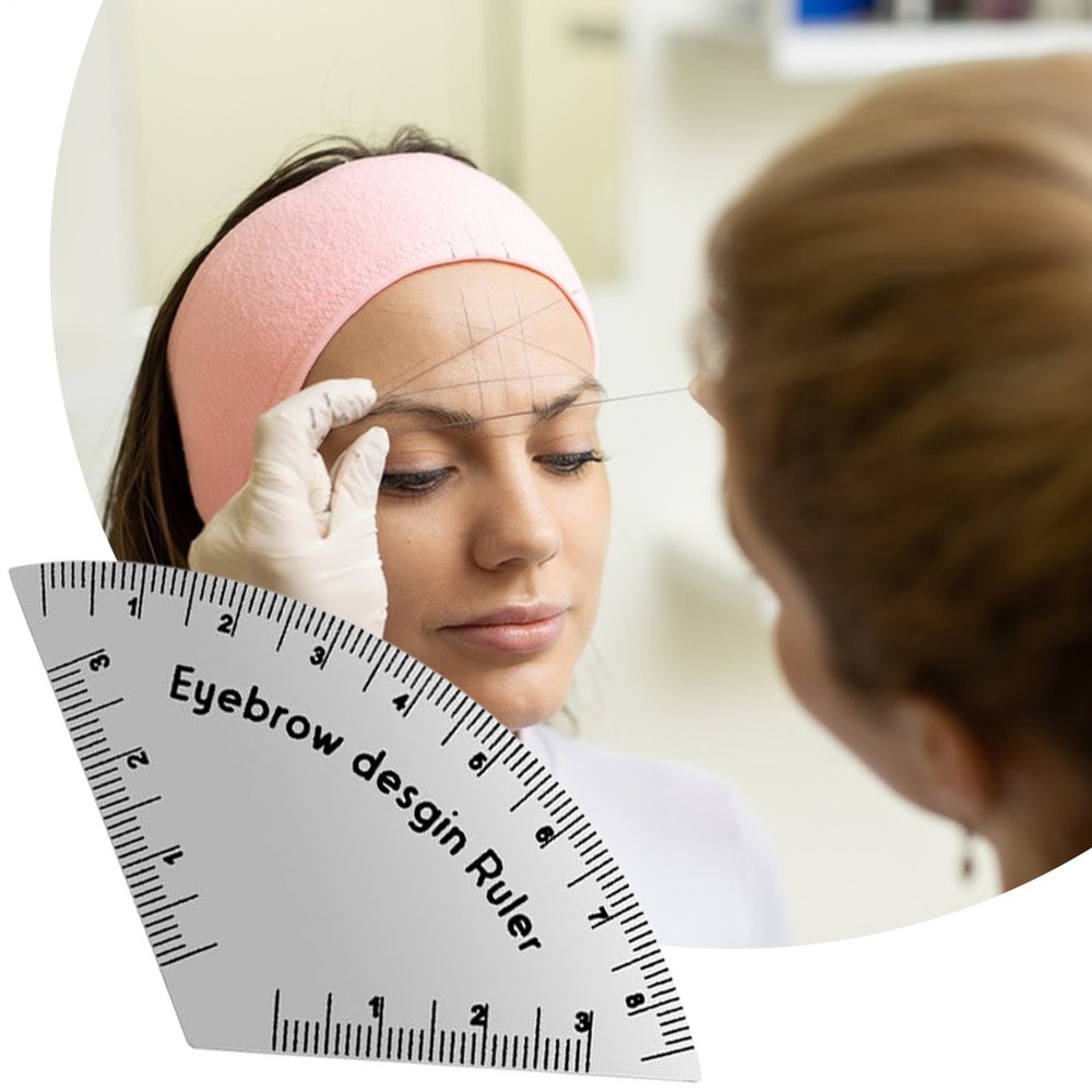 Quick Eyebrow Design PVC Ruler, Tattoo Positioning Drawing Tool