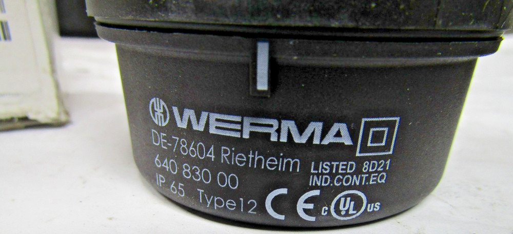 ✌️NEW WERMA 640 830 00 TERMINAL ELEMENT BASE