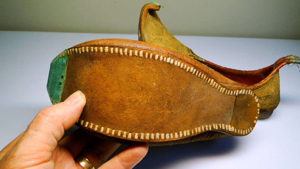 Antique Persian Middle Eastern Shoes