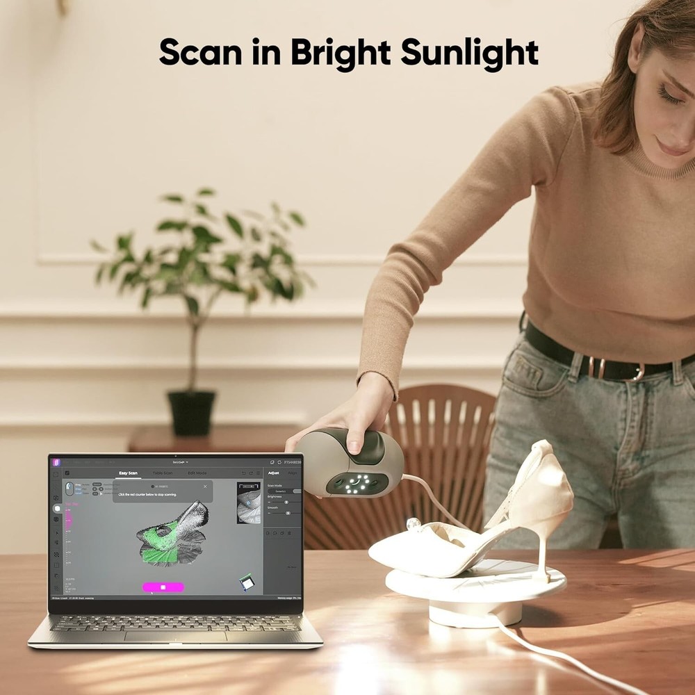 3DMakerpro Handheld 3D Scanner For 3D Printing Mole Premium 0.1mm Resolution