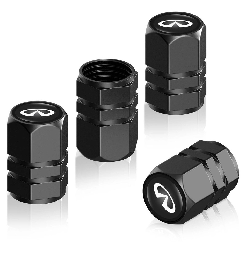 Infinity Leather KeychainTire Valve Caps Caps Combo