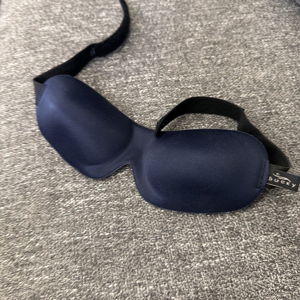 Bucky 40 Blinks Sleep Sleeping Blindfold Eye Night Mask NAVY BLUE