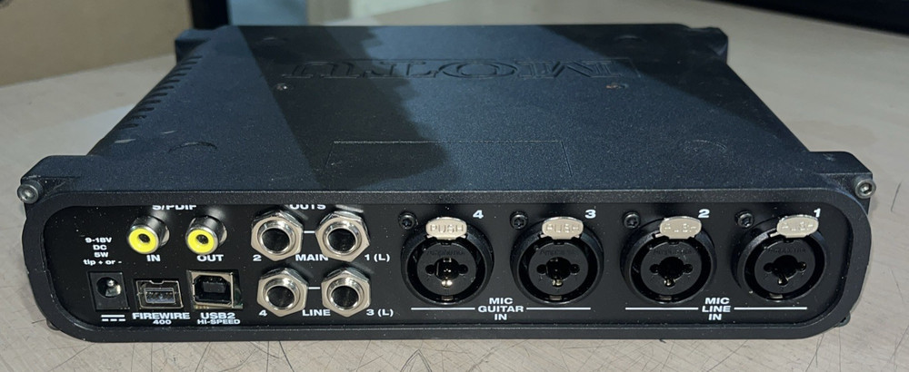 MOTU 4PRE 6X8 USB & FIREWIRE INTERFACE