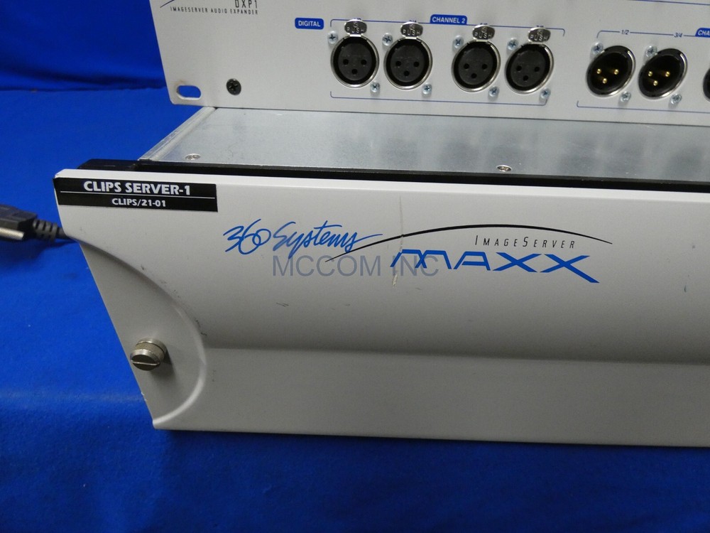 360 Systems Image Server MAXX-2400HD Video Server w/ CXP1, DXP1 Expanders