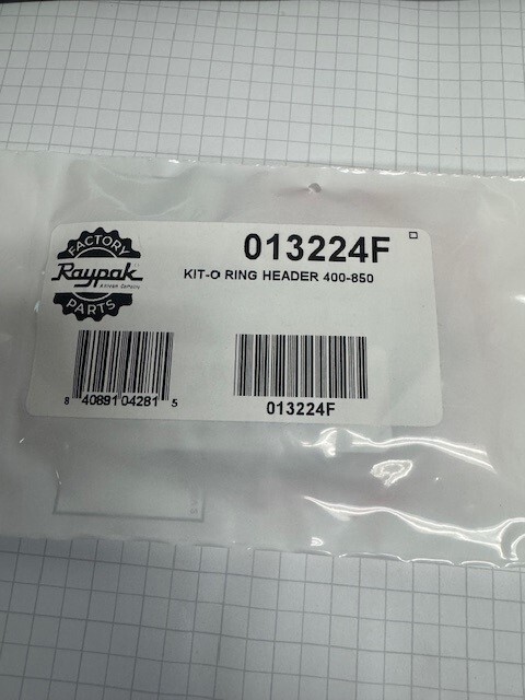 013224F RAYPAK O-RING HEADER