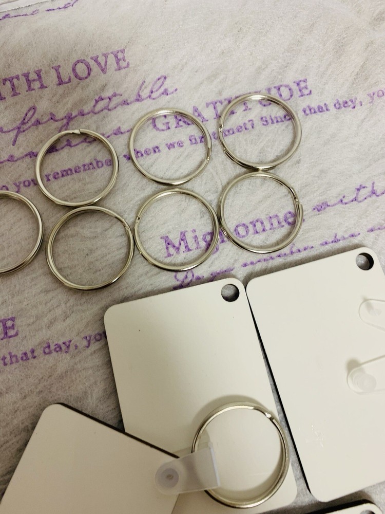 sublimation keychain blanks 7Pcs