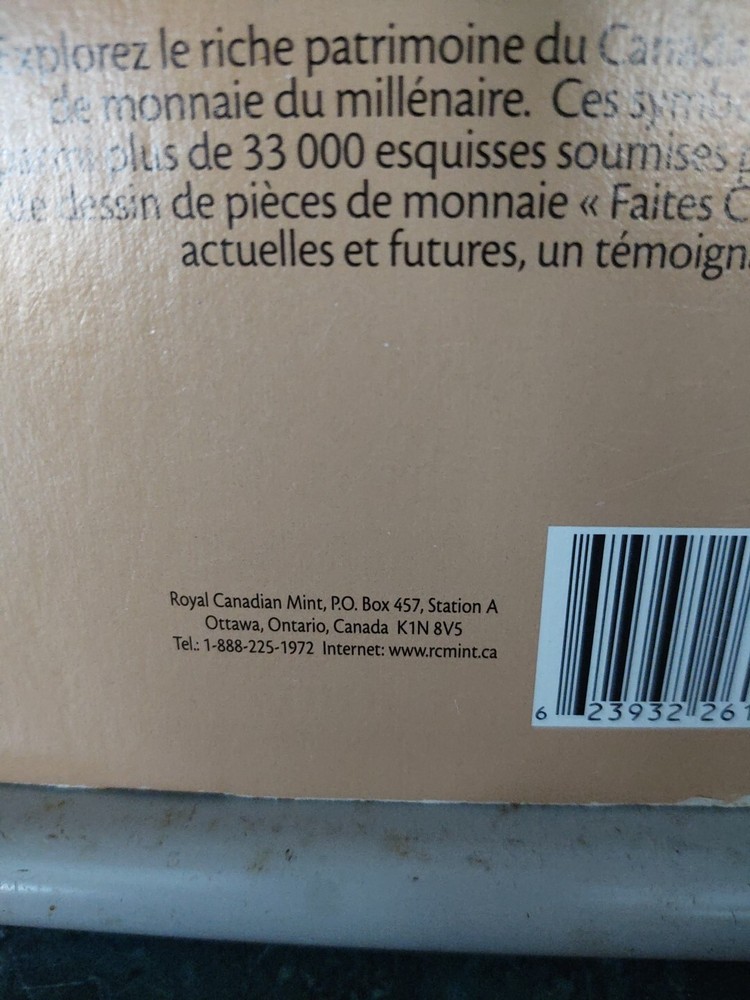 1999 Millennium Canadian Mint Proof Set Coins Uncirculated