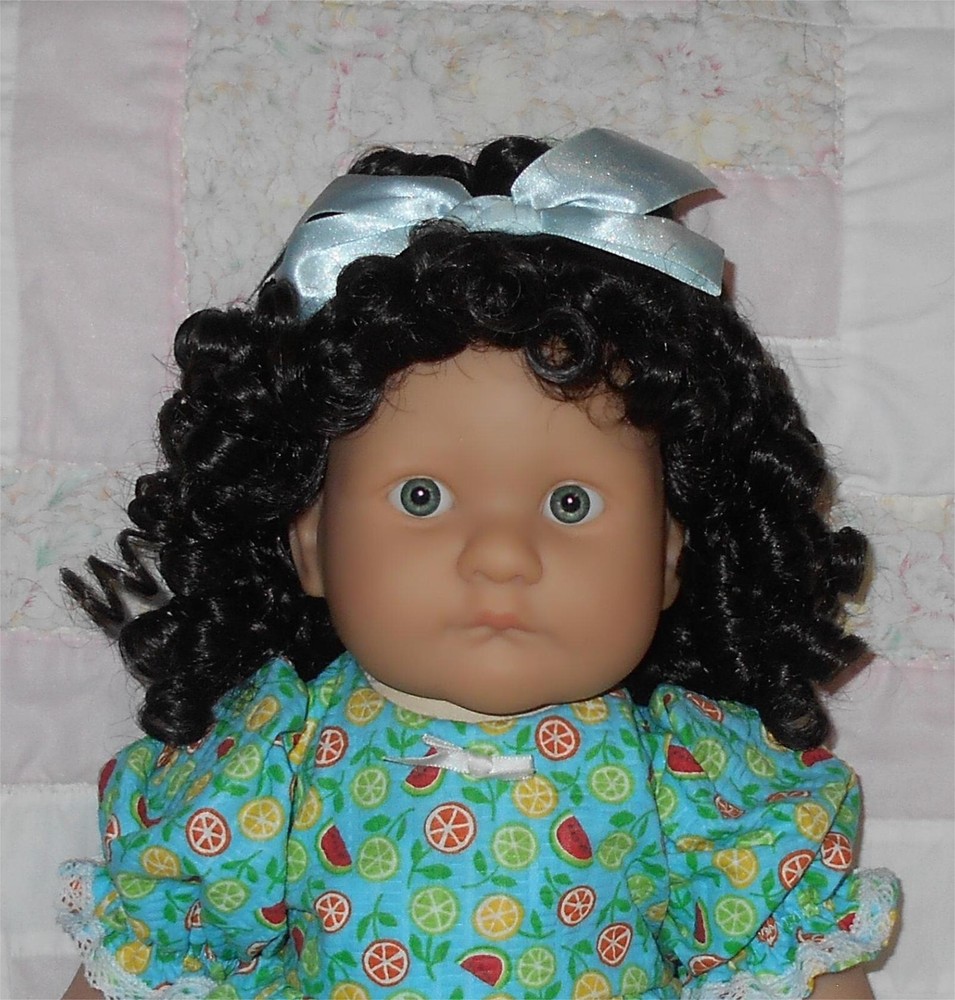 WEE 3 NORMA SIZE 12-13.5 DARK BROWN Full Head Short Ringlets & Curly Bangs NWT