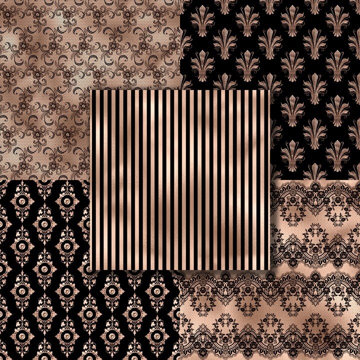 VICTORIAN ROSE GOLD - Paper Pack
