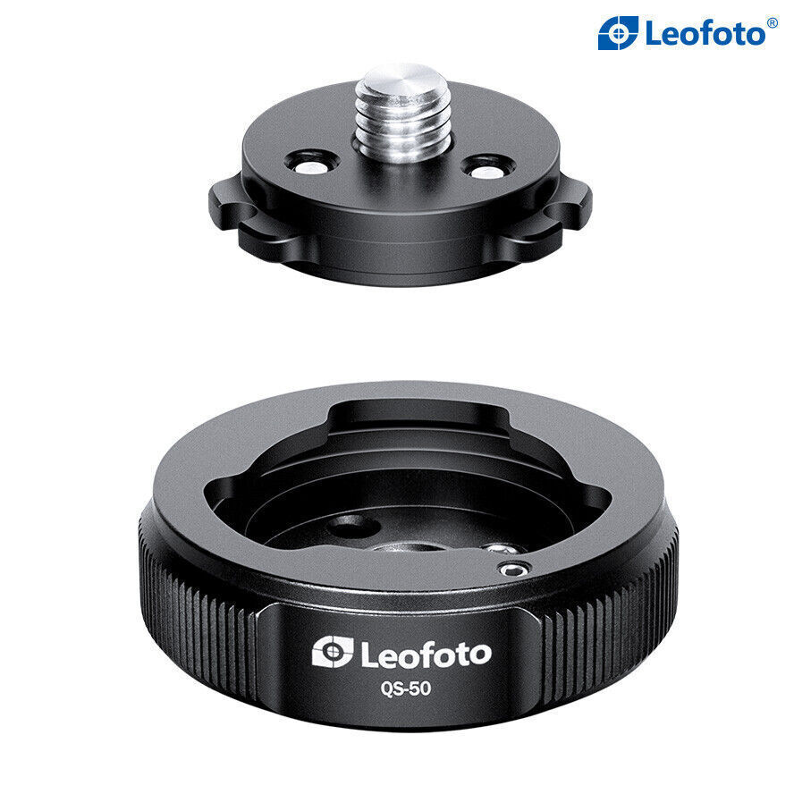 Leofoto QS-50 50mm Quick Link Set, Tripod & Head Quick Release /ARCA