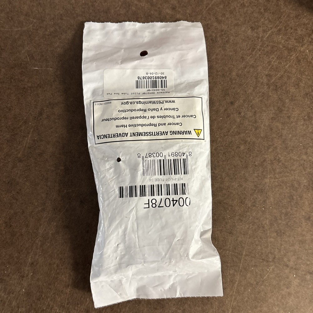 Raypak 004078F Pilot Tube Assembly