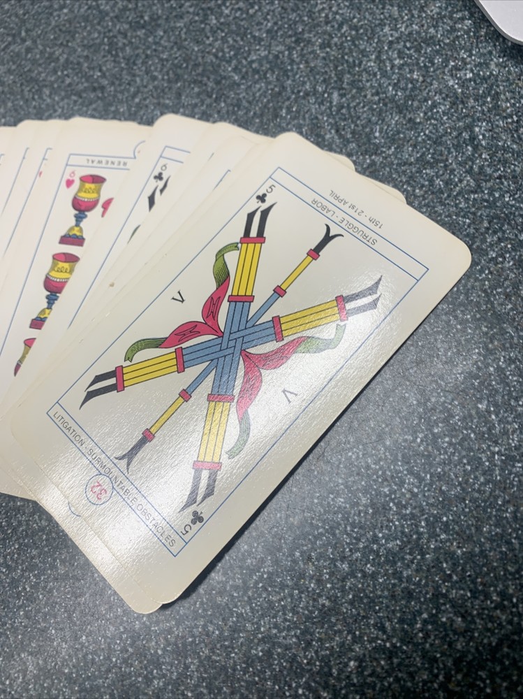 Cagliostro Tarot Deck Red back 1981, Complete