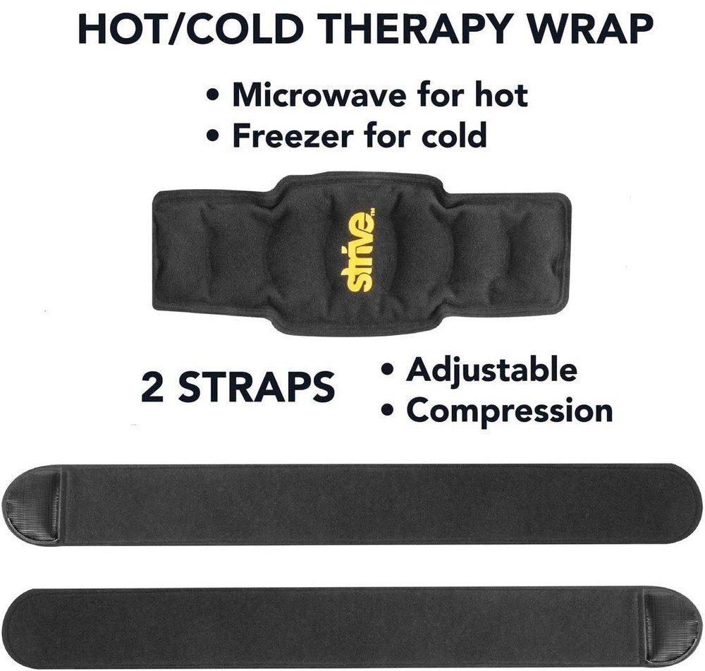 Strive Hot Cold Back Compression Wrap Pain Support Therapy Lumbar Support Brace
