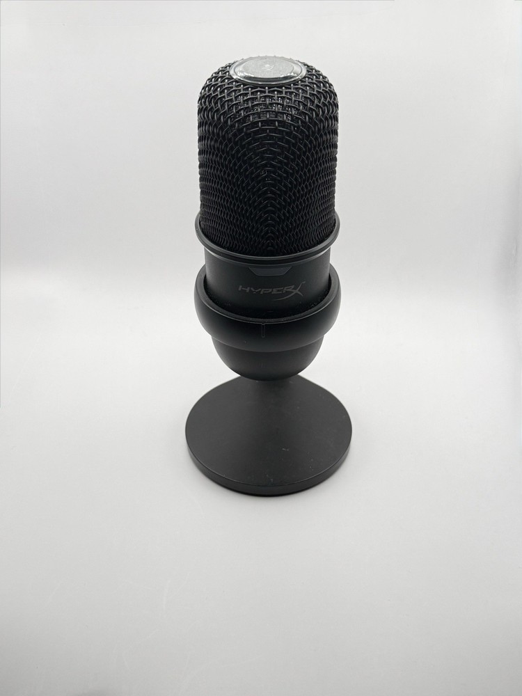 HyperX SoloCast USB Microphone Black, Mute Button, Adjustable Stand/Mount