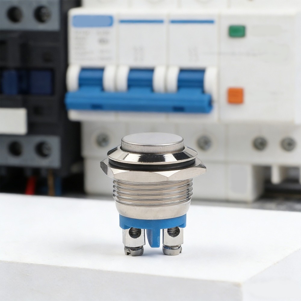 Push Button Waterproof Button Push Button Horn Button Bell Push Button 12V 16mm