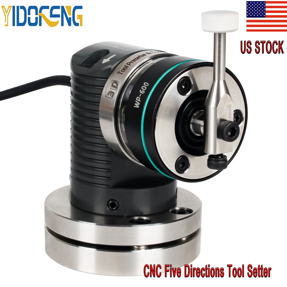 【US】 Five Directions Tool Setter,3D Tool Detector Edge Finder Tool Setting Gauge