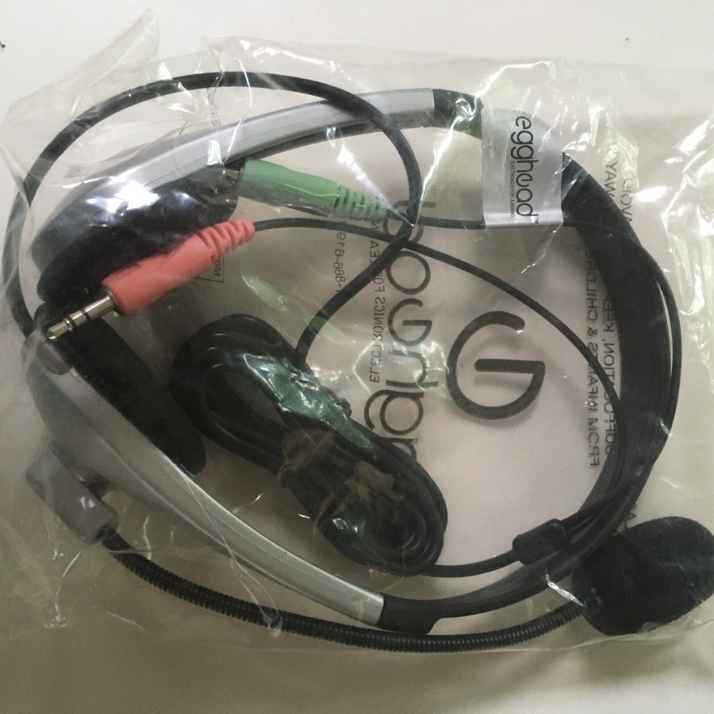 Egghead Headphones with Microphone for School Kids Computer