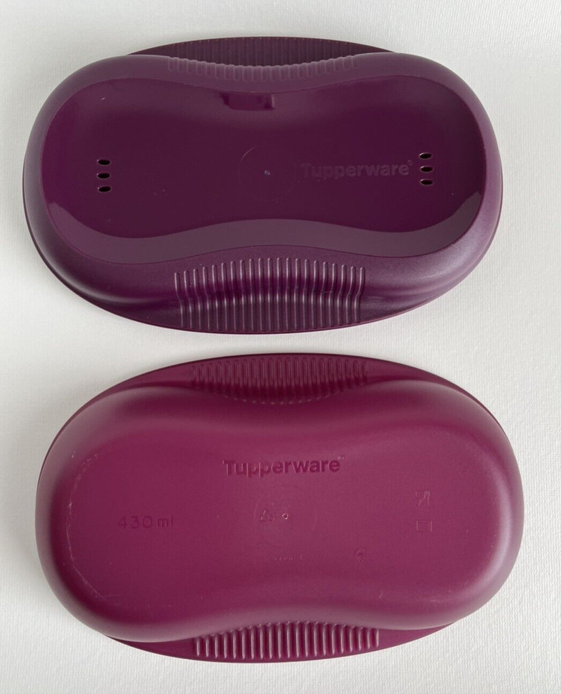 Tupperware Plum Microwave Breakfast Maker Egg Cooker Omelet Maker