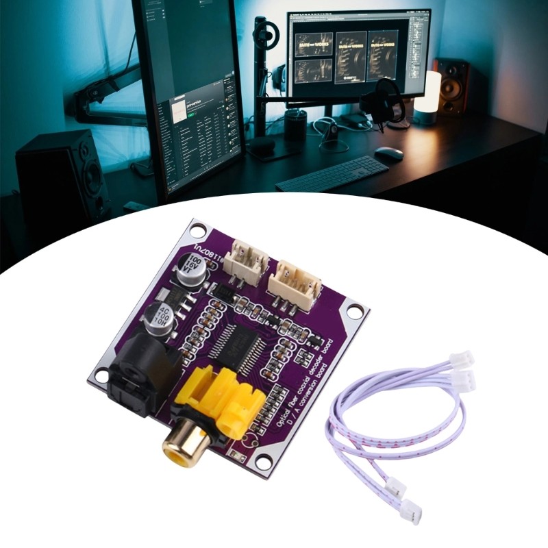 Advanced Decoding Board Featuring Opt Input for 24Bit 192K Stereo