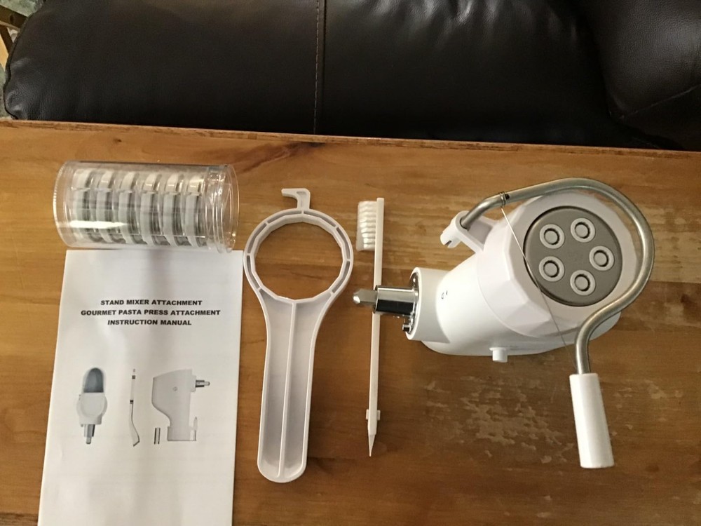 Kitchenaid Pasta Press Attachment with 7 Discs Gourmet Pasta Maker