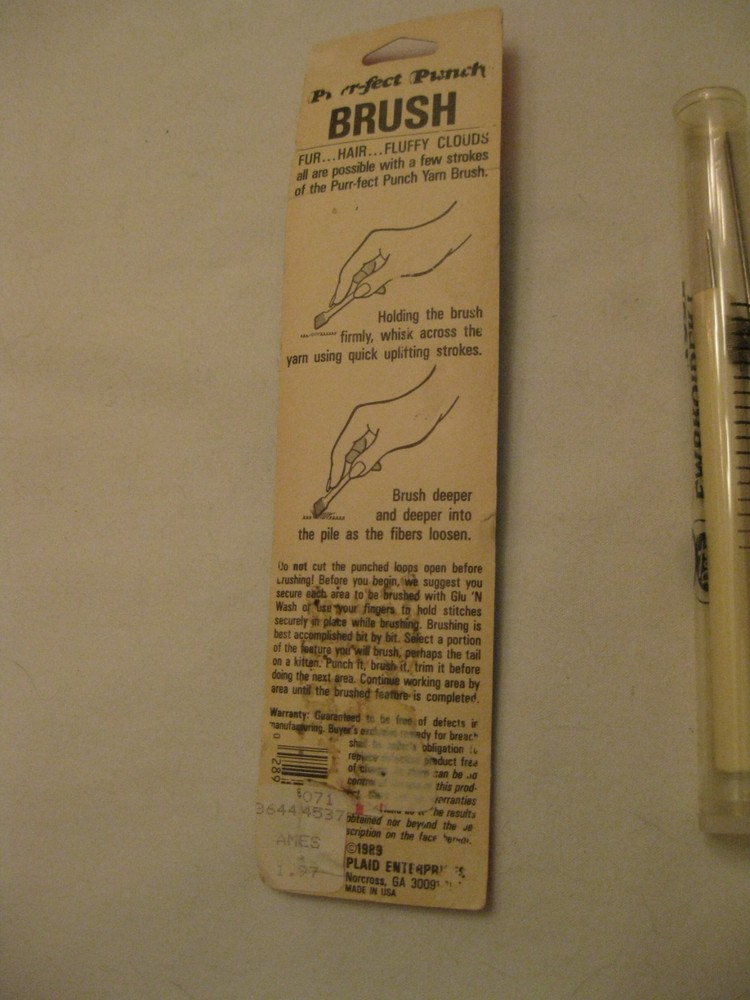 TWO Boye Deluxe Loop Embroidery Tool 7247. One NEW in Sealed Pkg. & Brush