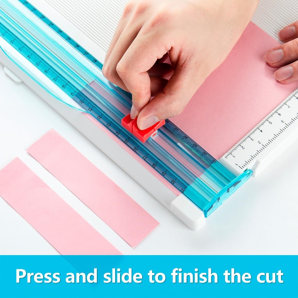 12"x12" Paper Trimmer & Scoring Board - Precise Cutting & Scoring Tool for DI...