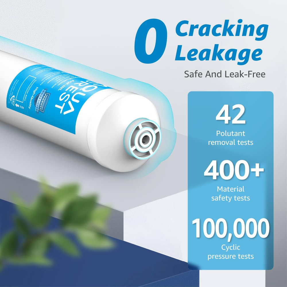 AQUA CREST 5 Years Capacity -Inline Water Filter for Refrigerator with 1/4-Inch