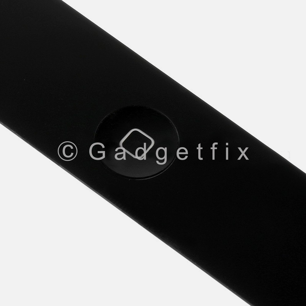Black Front Panel Touch Screen Digitizer Glass + Home Button Adhesive for iPad 2