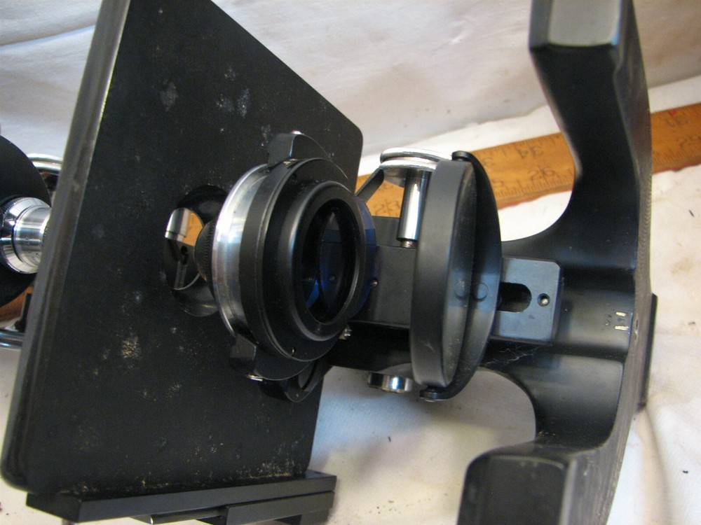 American Optical Spencer Binocular Microscope w/3 Objective Lenses Case