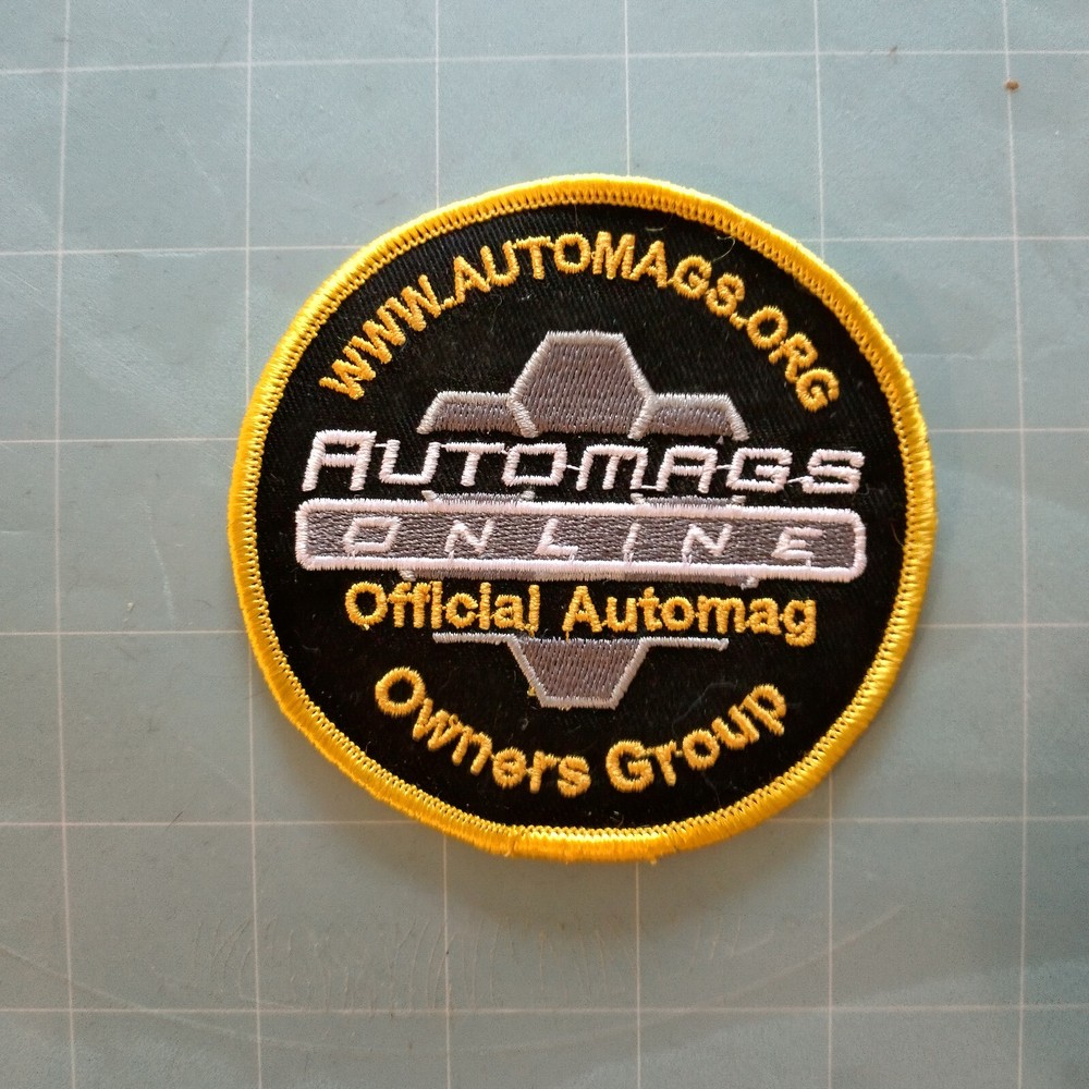 Automags Online Owners Group Gold Patch site 3.5x3.5
