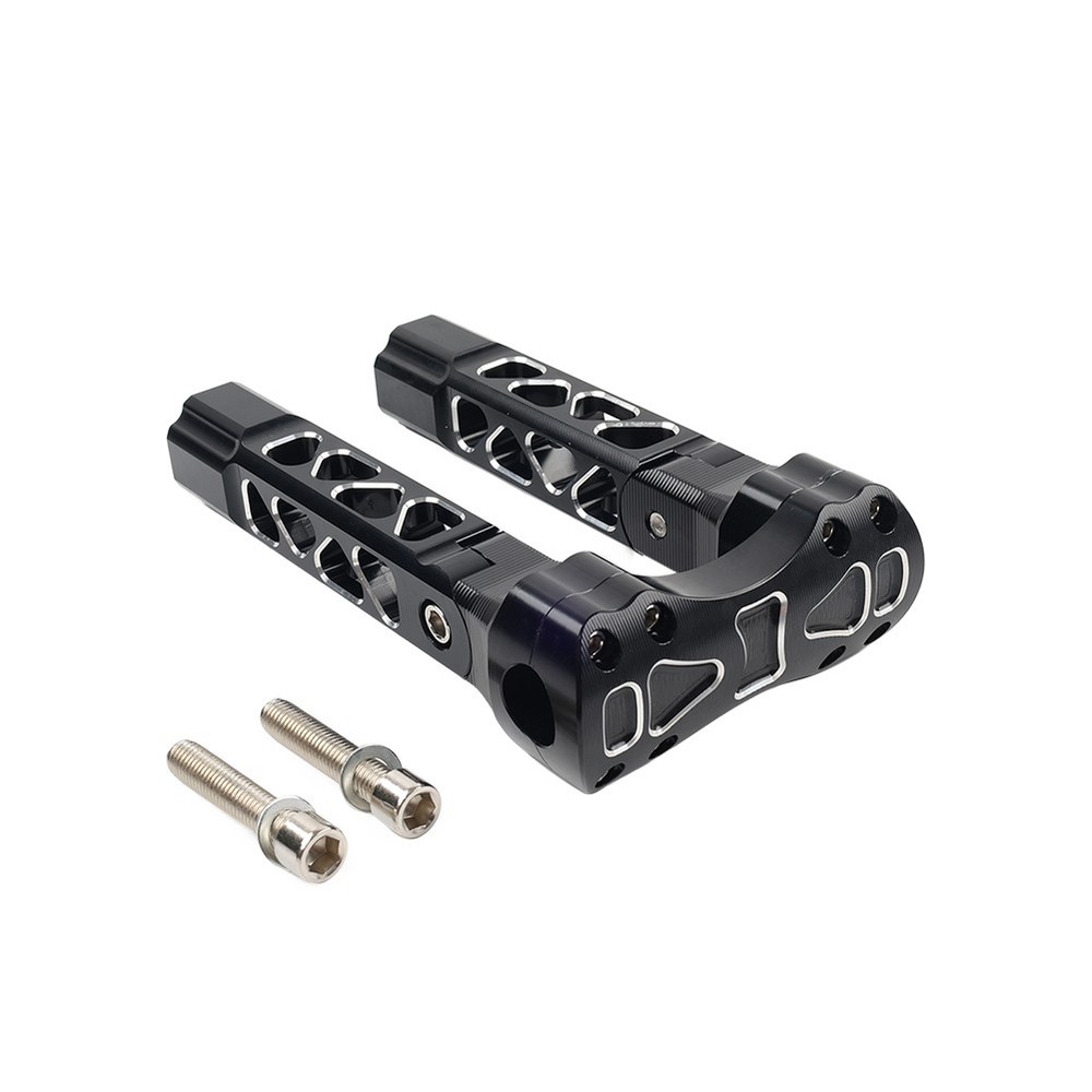 8.5" Pullback Handlebar Risers Clamps For Harley Dyna Softail Sportster 1'' Bar
