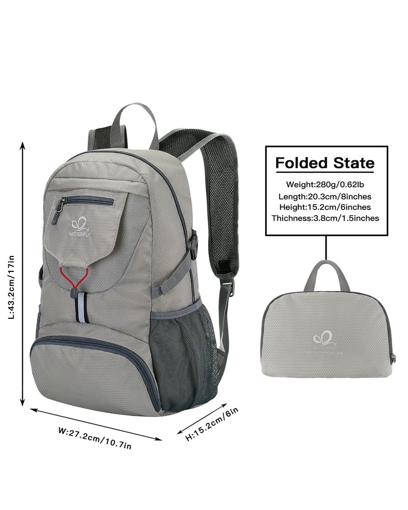 20L Small Lightweight Packable Backpack Ultra Light Foldable Travel Daypack