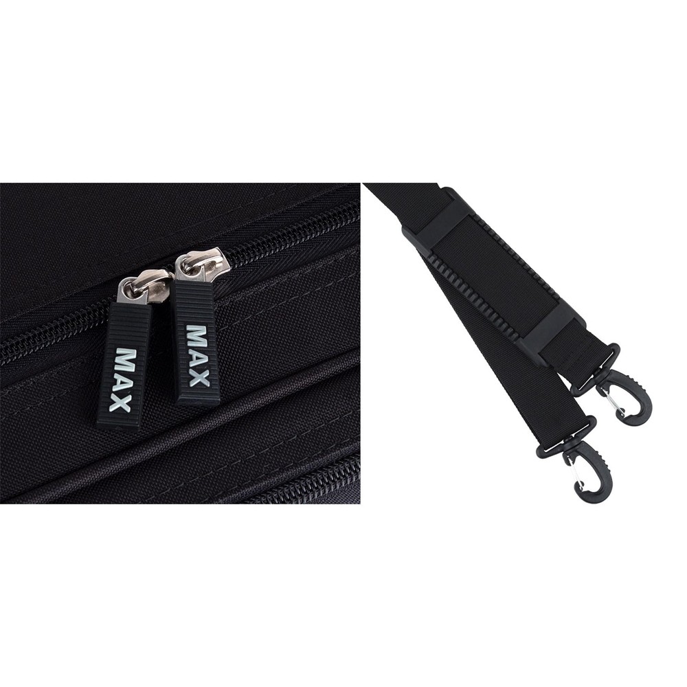 MAX 4/4 Full Size Lightweight Violin Case, Black, Model MX044