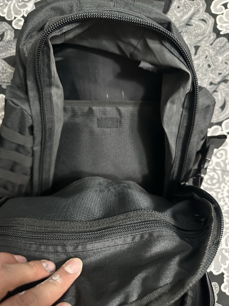 Military Bulletproof Backpack, With Panel, Armor And Conceal Carry Pouch.