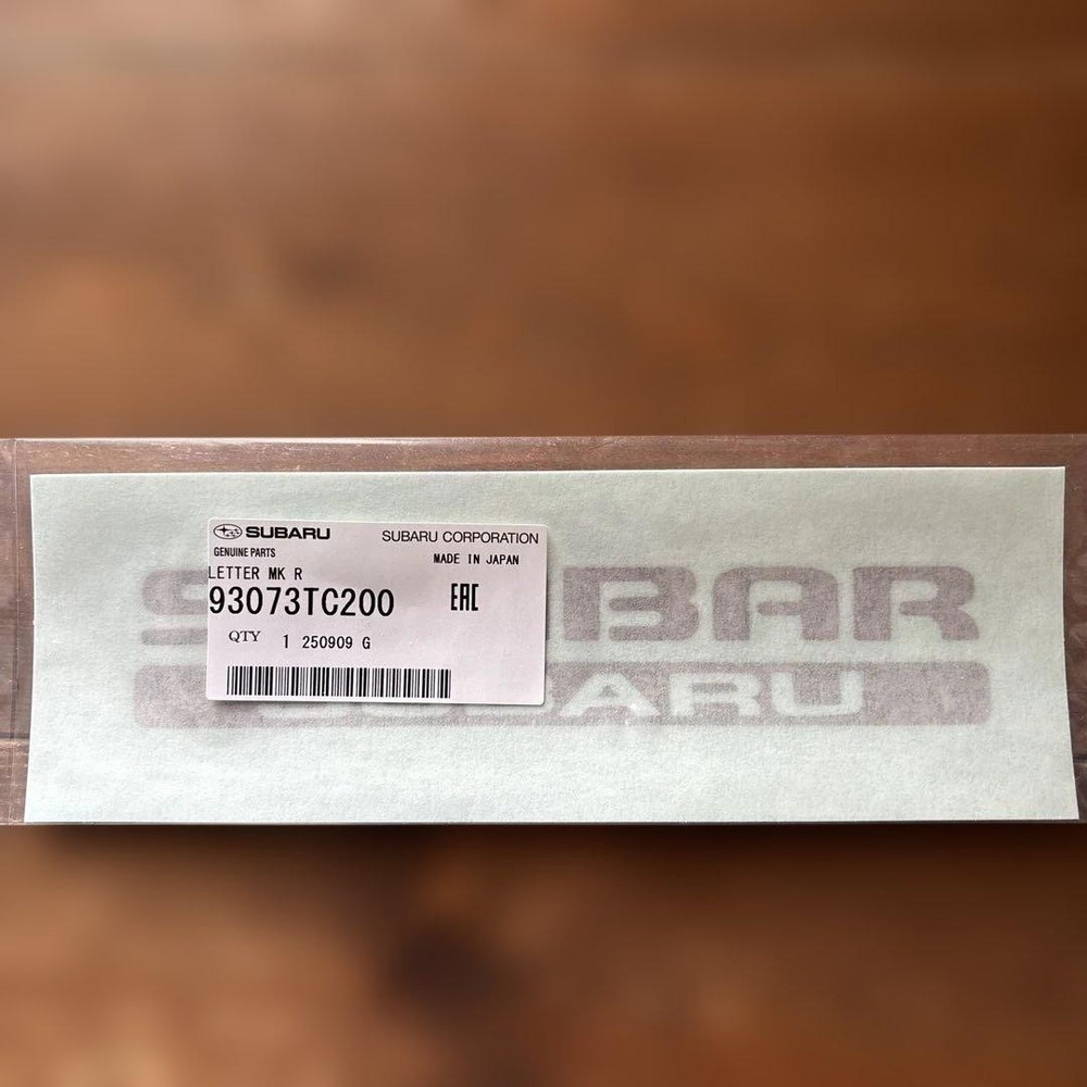 Pure Subaru rear bumper stICker