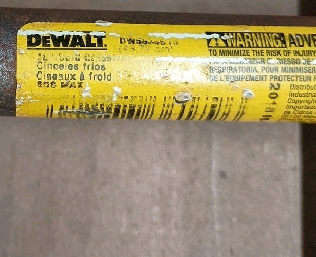 (3) 18" SDS MAX Flat Head Chisel Bit 1" Wide DeWalt