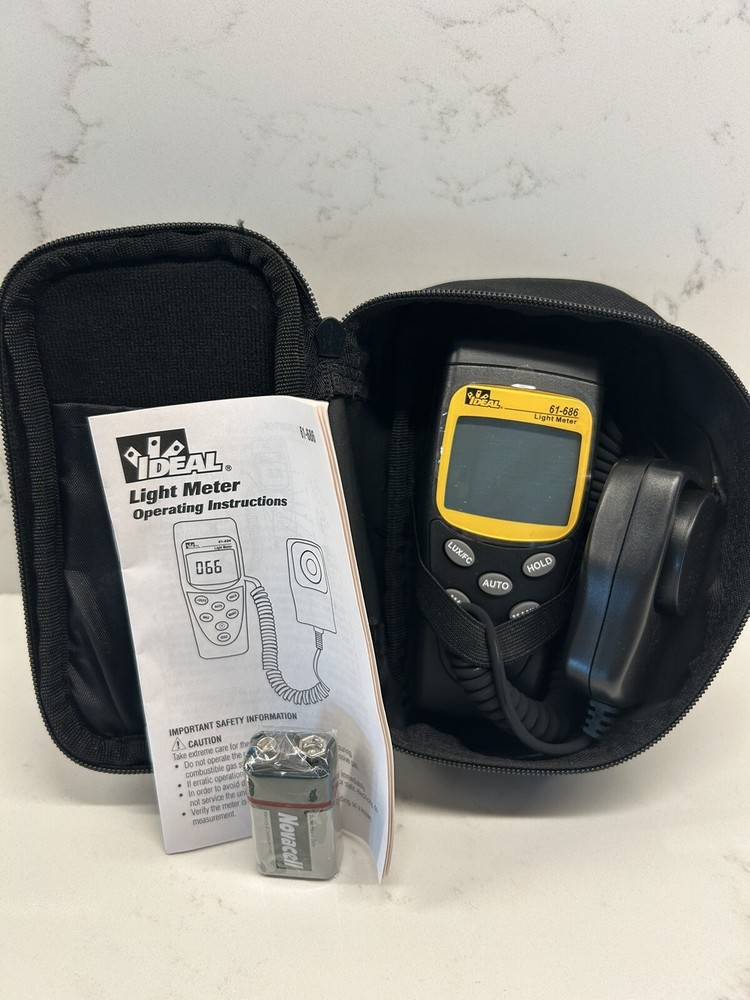 IDEAL INDUSTRIES INC. 61-686 Digital Light Meter