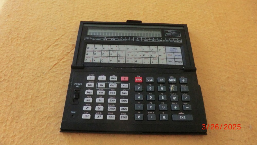 VINTAGE TANDY PC-6 BASIC Pocket Computer