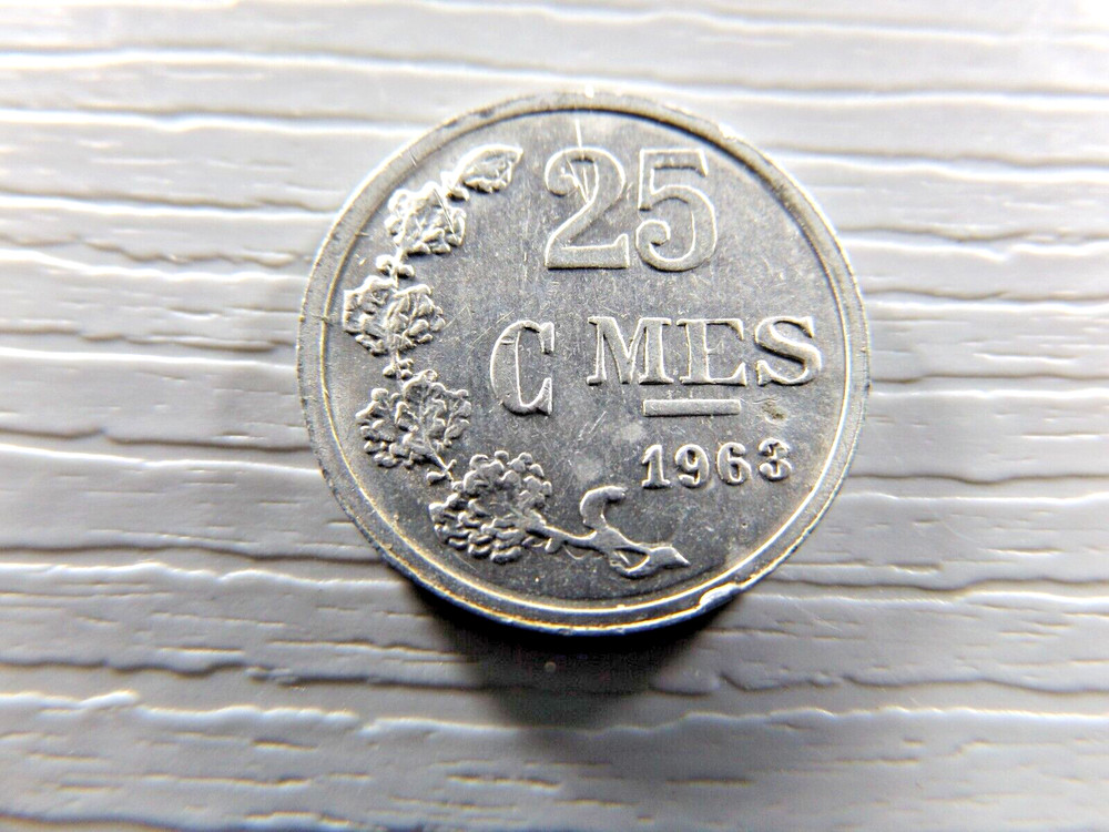 LUXEMBOURG 1963 25 Centimes