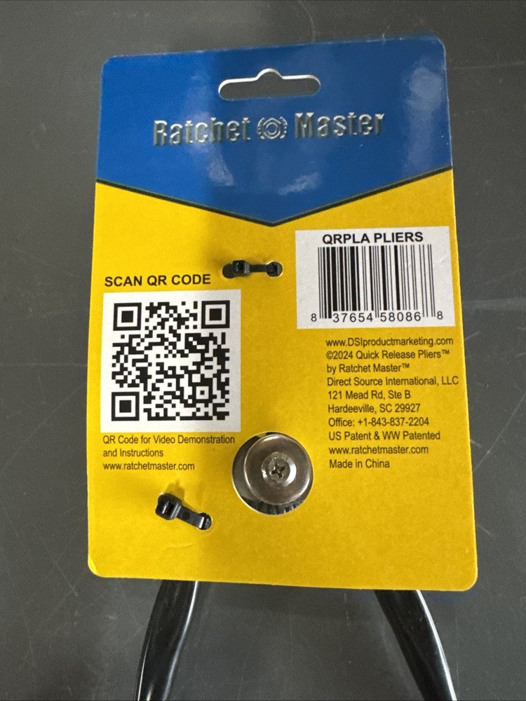 Ratchet Master QRPLA Large Angle Quick Release Plier