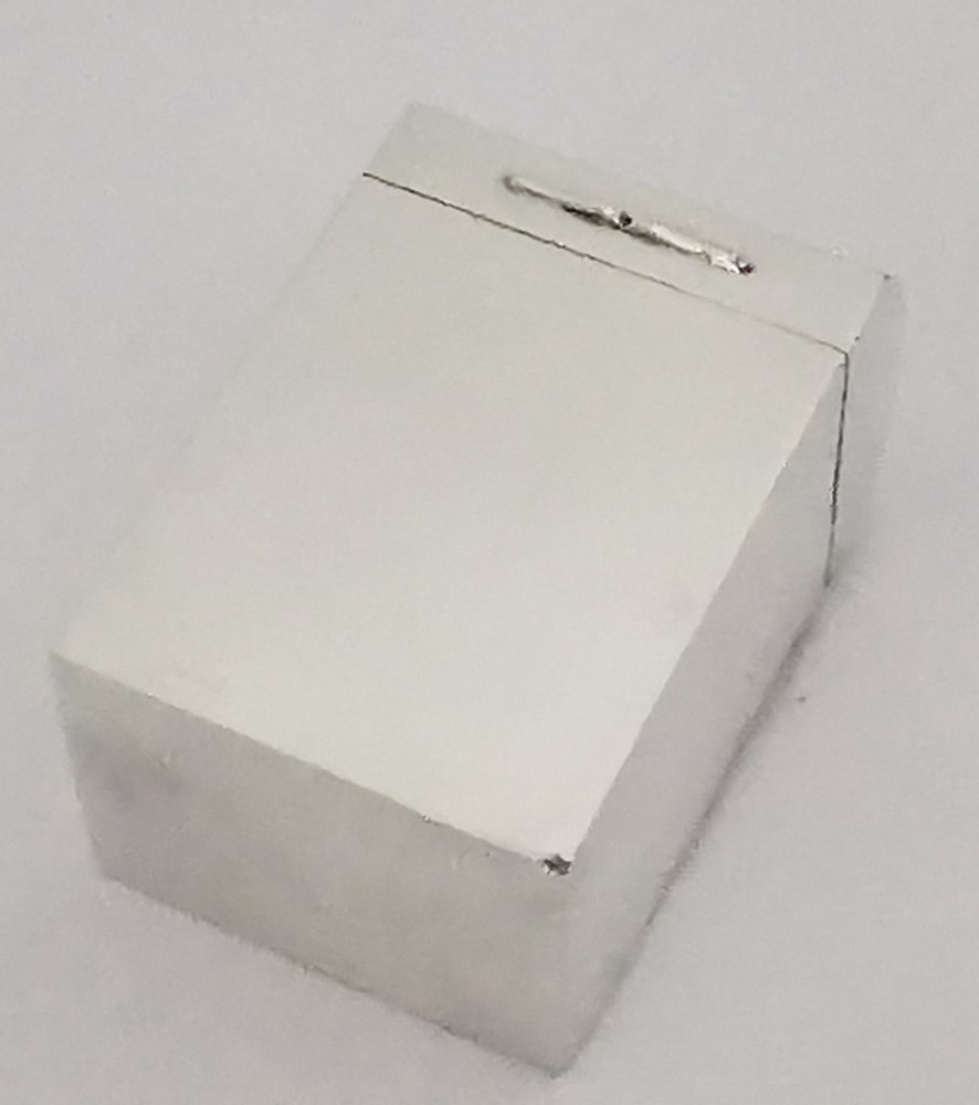 Fine Antique Solid Silver Playing Cards Box - Chester 1908
