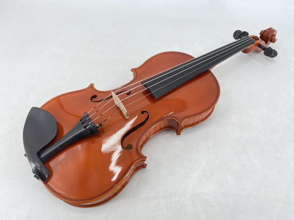 Handcrafted 4/4 Violin Solid One-Piece Back Flamed Maple Spruce Top Complete Set