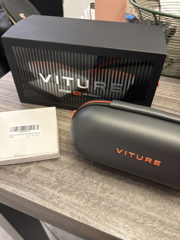 Virtue Pro XR glasses, And USB C Charging Adapter