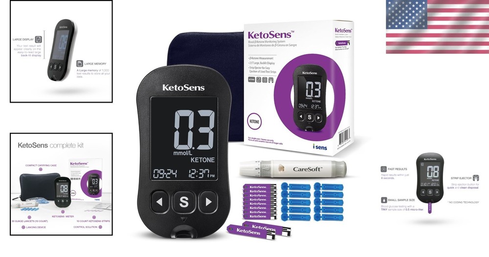 Blood Ketone Testing Starter Set: Keto Diet App