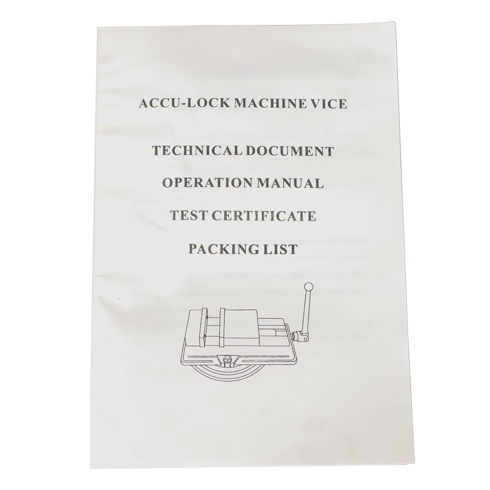 4" Lockdown CNC Milling Machine Vise With Base New