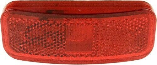 Optronics MC44RB Lamp Marker with Red Lens, 2 wire Surface mount with Reflex.