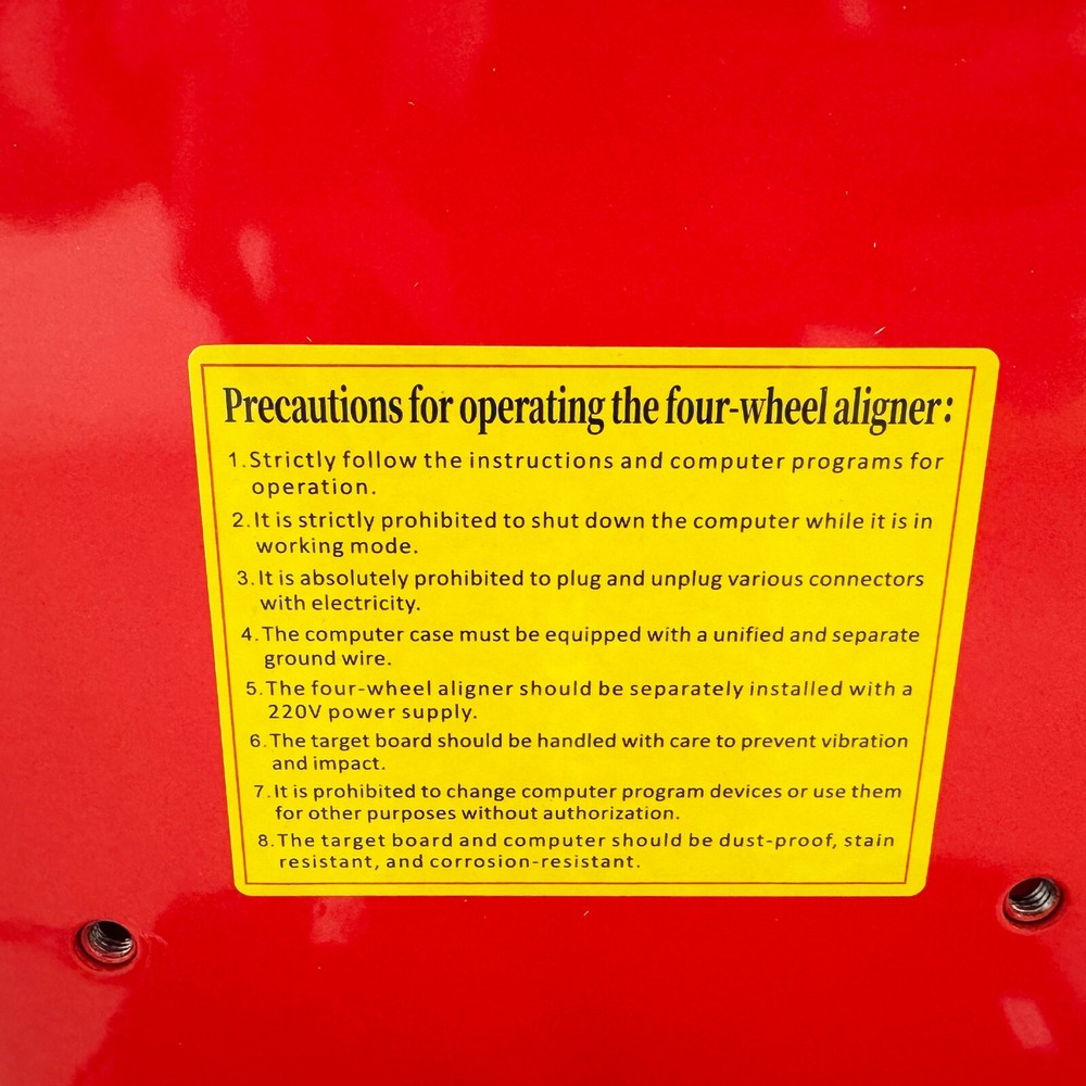 110V 3D Automobile Auto Four-wheel Alignment Instrument Alignment Machine